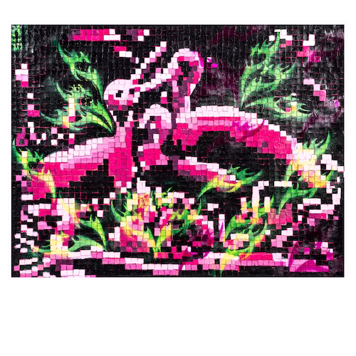 8 Bits de Espátula Rosada
